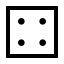 Dicefaces icon with stroke sharp style