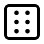 Dicefaces icon with stroke standard style