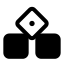 Dice icon with solid standard style