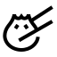 Dimsum icon with stroke sharp style