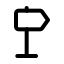 Directionright icon with stroke standard style