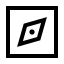 Discoversquare icon with stroke sharp style
