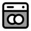 Dishwasher icon with duotone standard style