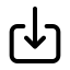 Download icon with stroke standard style