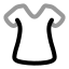 Dress icon with twotone rounded style