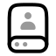 Drive icon with twotone rounded style