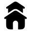 Duplex icon with solid rounded style