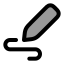 Edit icon with duotone rounded style