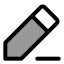 Edit icon with duotone standard style