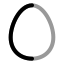 Egg icon with twotone rounded style