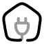 Electrichome icon with twotone rounded style