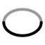 Ellipse icon with twotone rounded style