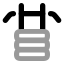 Equipmentgym icon with bulk rounded style