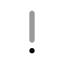Exclamationmark icon with bulk rounded style