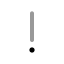 Exclamationmark icon with twotone rounded style