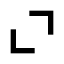 Expand icon with solid sharp style