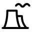 Factory icon with stroke rounded style