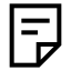 File icon with stroke sharp style
