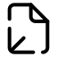 Fileaxis 3 D icon with stroke standard style