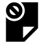 Fileblock icon with solid sharp style