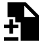 Filediff icon with solid sharp style
