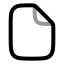 Fileempty icon with twotone rounded style