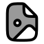 Fileimage icon with duotone rounded style