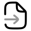 Fileinput icon with twotone rounded style