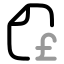 Filepound icon with twotone rounded style