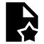 Filestar icon with solid sharp style