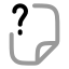 Fileunknown icon with twotone rounded style