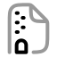 Filezip icon with twotone rounded style