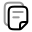 Files icon with twotone rounded style