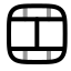 Film icon with twotone rounded style
