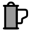 Filmroll icon with duotone rounded style