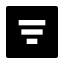 Filtermailsquare icon with solid sharp style