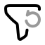 Filterreset icon with twotone rounded style