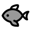 Fishfood icon with duotone rounded style