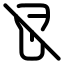 Flashlightoff icon with stroke rounded style