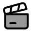 Flimslate icon with duotone standard style