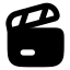 Flimslate icon with solid rounded style