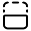 Flipbottom icon with stroke standard style