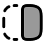 Flipleft icon with duotone rounded style