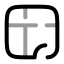 Floorplan icon with twotone rounded style