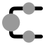 Flowcircle icon with bulk rounded style