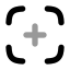 Focus icon with bulk rounded style