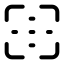 Focuspoint icon with stroke standard style