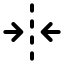 Foldhorizontal icon with stroke standard style