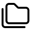 Folderlibrary icon with stroke standard style