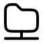 Foldershared icon with stroke rounded style